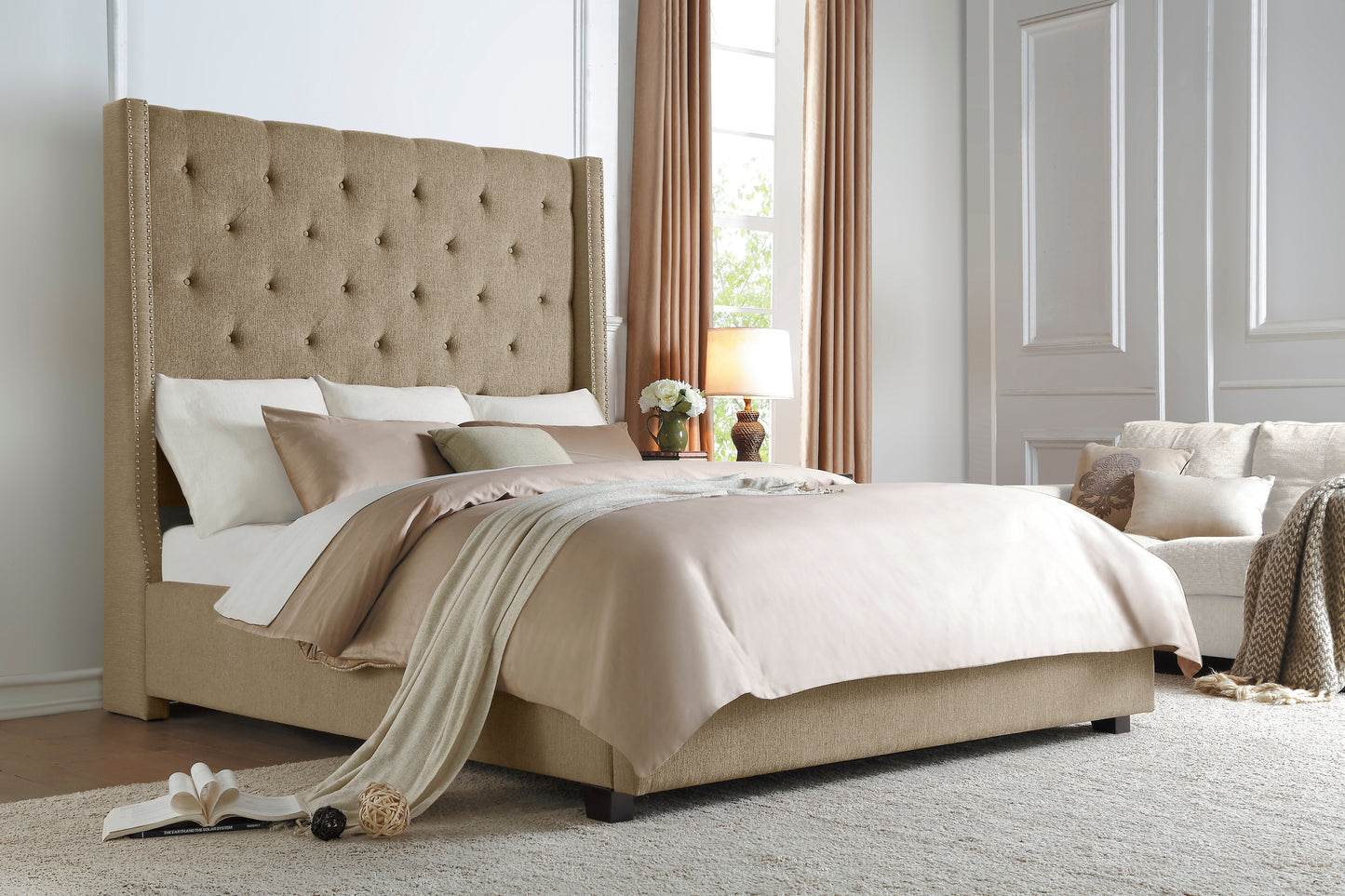 5877BR-1* - (2)Queen Platform Bed