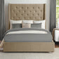 5877BR-1DW* - (3)Queen Platform Bed with Storage Footboard