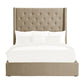 5877BR-1DW* - (3)Queen Platform Bed with Storage Footboard