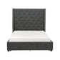 5877KGY-1CKDW* - (3)California King Platform Bed with Storage Footboard