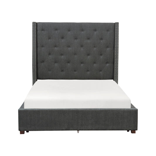 5877KGY-1CK* - (2)California King Platform Bed