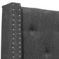 5877GY-1DW* - (3)Queen Platform Bed with Storage Footboard