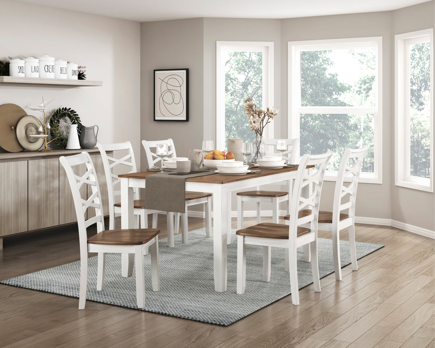 5894N-7P - 7-Piece Pack Dinette Set