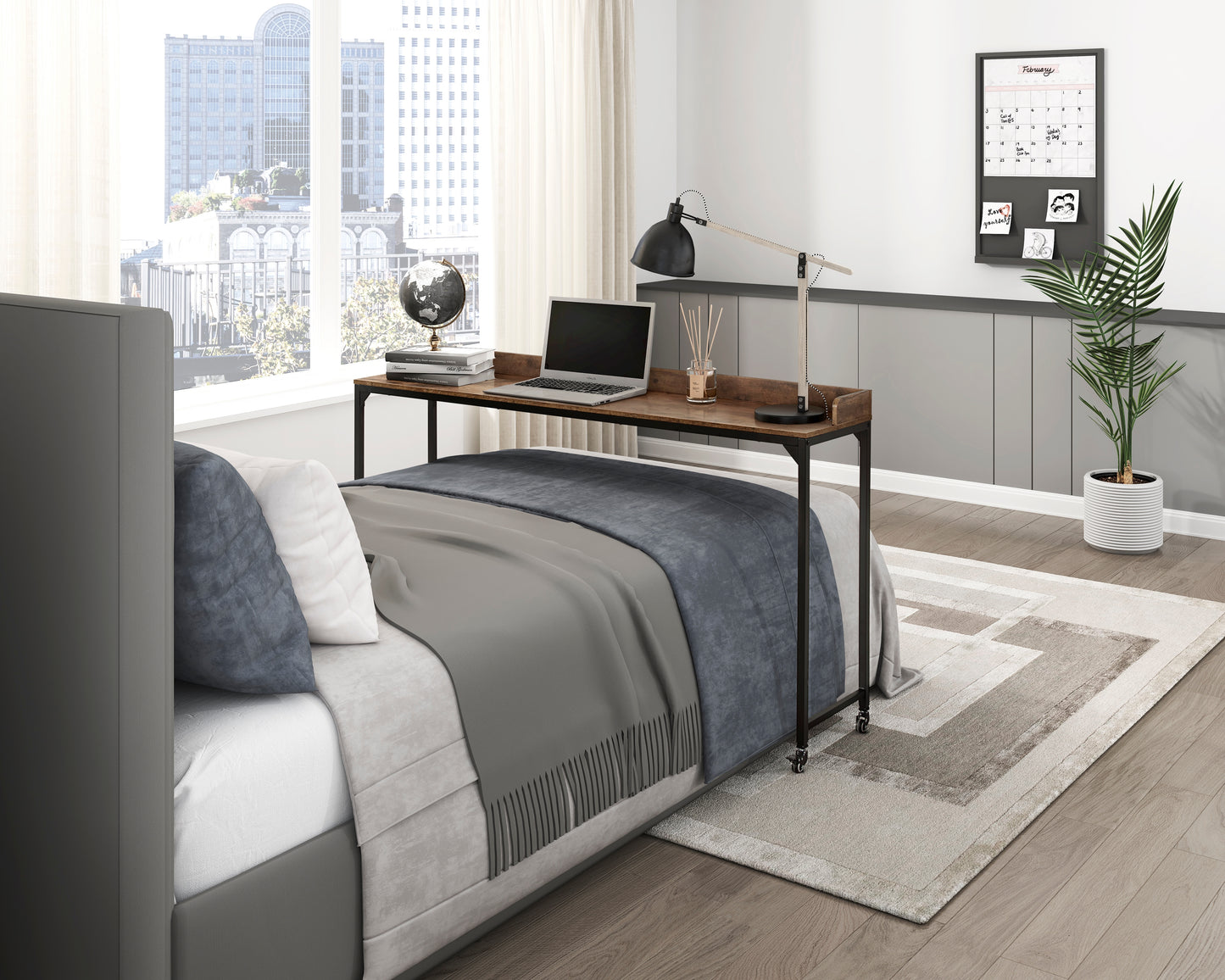 5963BR-22 - Over The Bed Desk