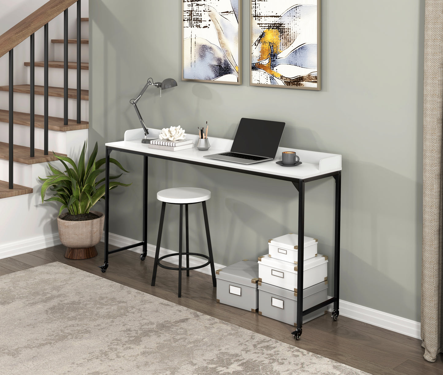 5963WH-22 - Over The Bed Desk