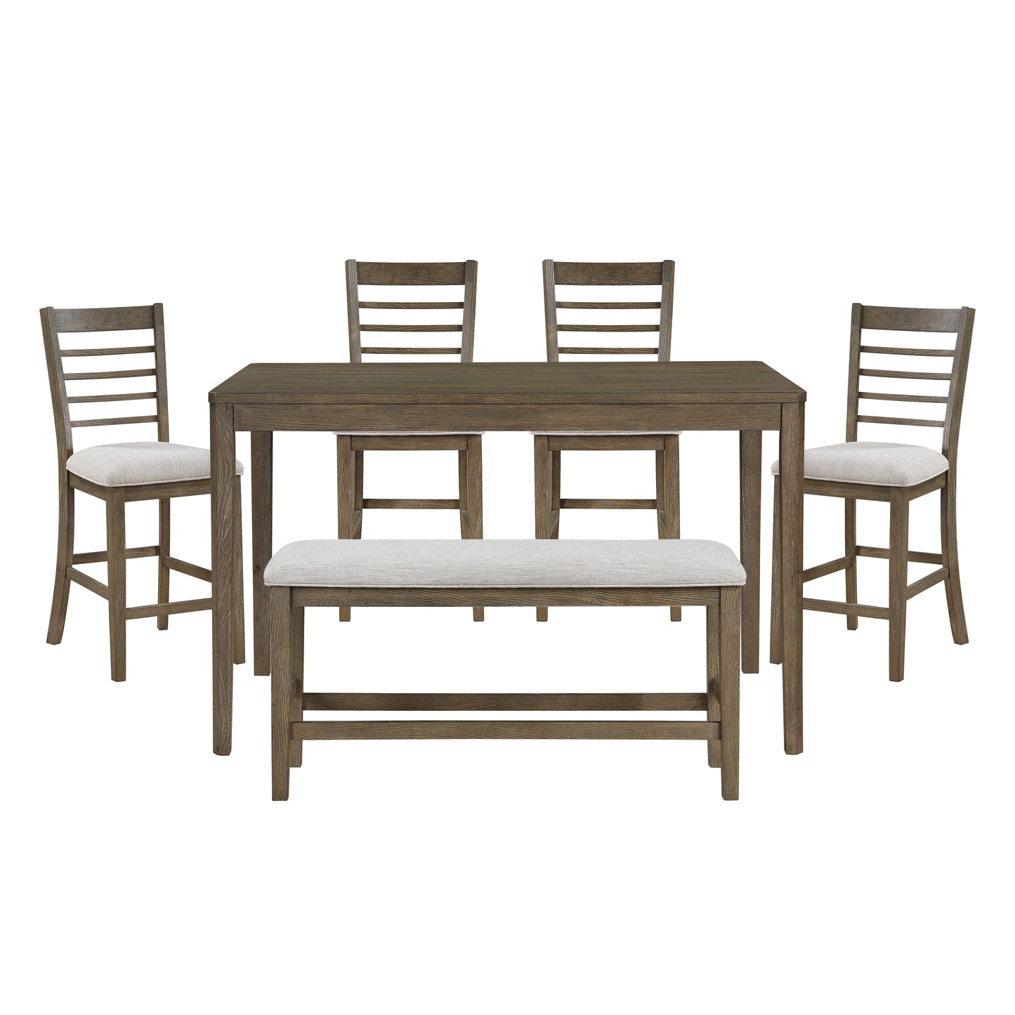 5987-36 - 6-Piece Pack Counter Height Set
