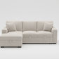 9630GY*2LC2R - (2)Sectional with Left Chaise, Pull-out Bed, Hidden Storages and Shelves, Charging Ports
