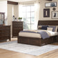 1559-1* - (4) Queen Platform Bed with Storage Footboard and Side Rails