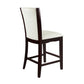 710-24W - Counter Height Chair, White Bi-Cast Vinyl