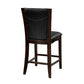 710-24 - Counter Height Chair, Dark Brown Bi-Cast Vinyl