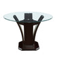 710-36RD* - (3)Round Counter Height Table, Glass Top