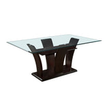 710-72* - (3)Dining Table, Glass Top