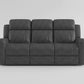 9515DGY-3 - Double Reclining Sofa