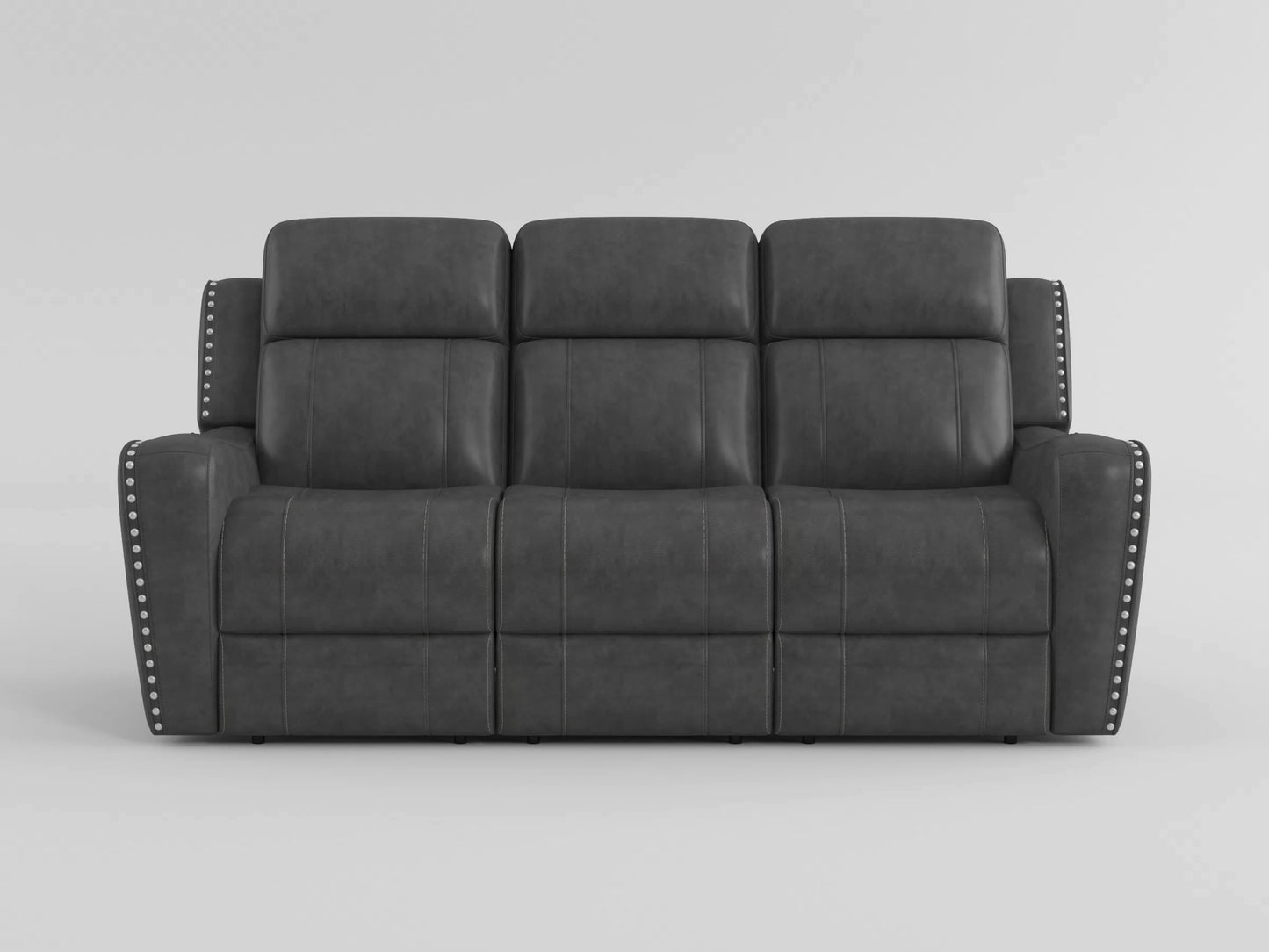 9515DGY-3 - Double Reclining Sofa