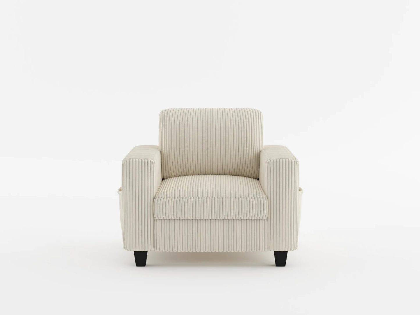 9650NDG-1 - Chair with Storage Pouches and Charging Ports