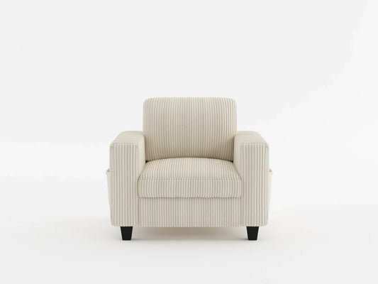 9650NDG-1 - Chair with Storage Pouches and Charging Ports