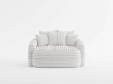 9539DGY-5* - (2)Oversized Chaise Lounge