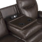 8206BRW*2 - 2pc Set: Sofa, Love