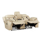 8229NBE-2 - Double Reclining Love Seat with Center Console
