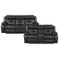 8229NDG*2PW - 2pc Set: Sofa, Love (Power)