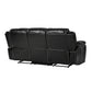 8230BLK*2 - 2pc Set: Sofa, Love