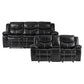 8230BLK*2 - 2pc Set: Sofa, Love