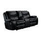 8230BLK*2 - 2pc Set: Sofa, Love