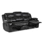 8230BLK*2 - 2pc Set: Sofa, Love