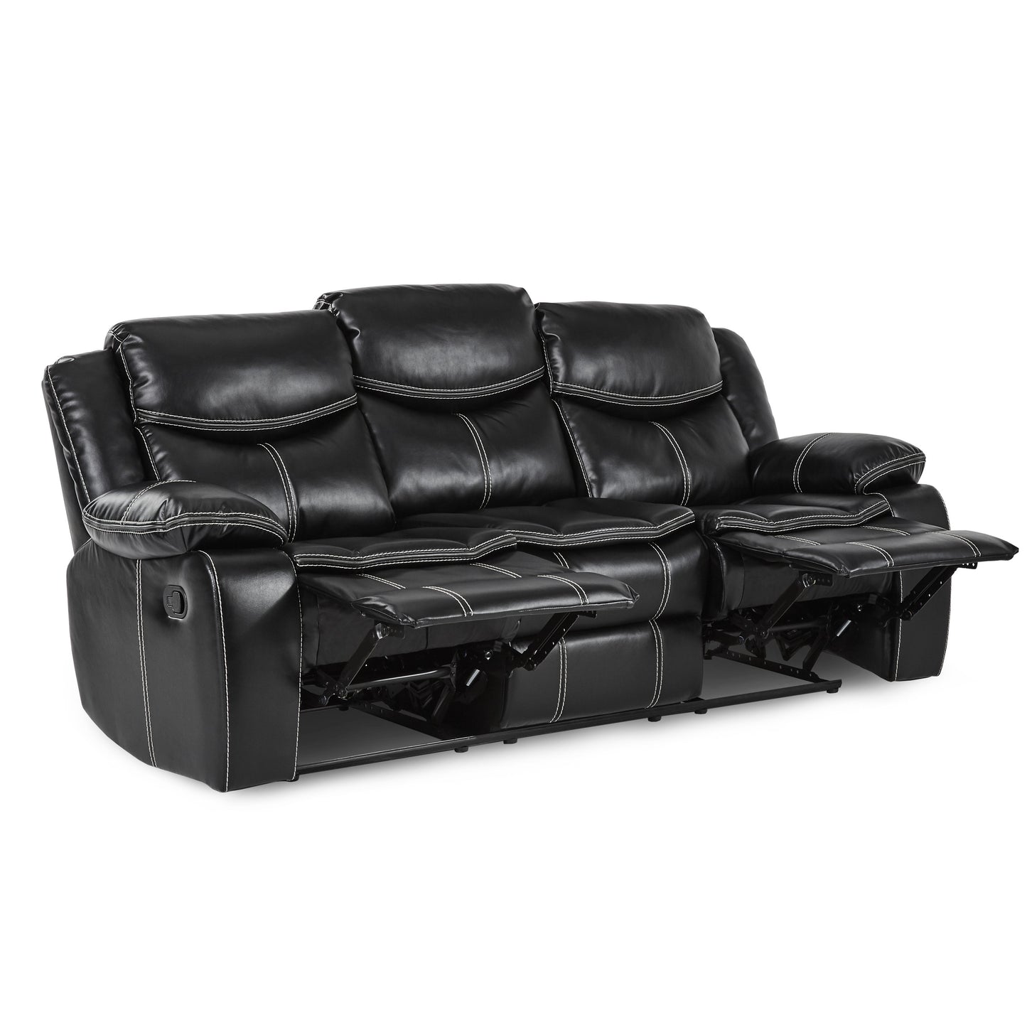 8230BLK*2 - 2pc Set: Sofa, Love