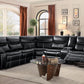 8230BLK*SC - (3)3-Piece Sectional with Right Console