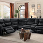 8230BLK*SC - (3)3-Piece Sectional with Right Console