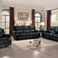 8230BLK-3 - Double Reclining Sofa