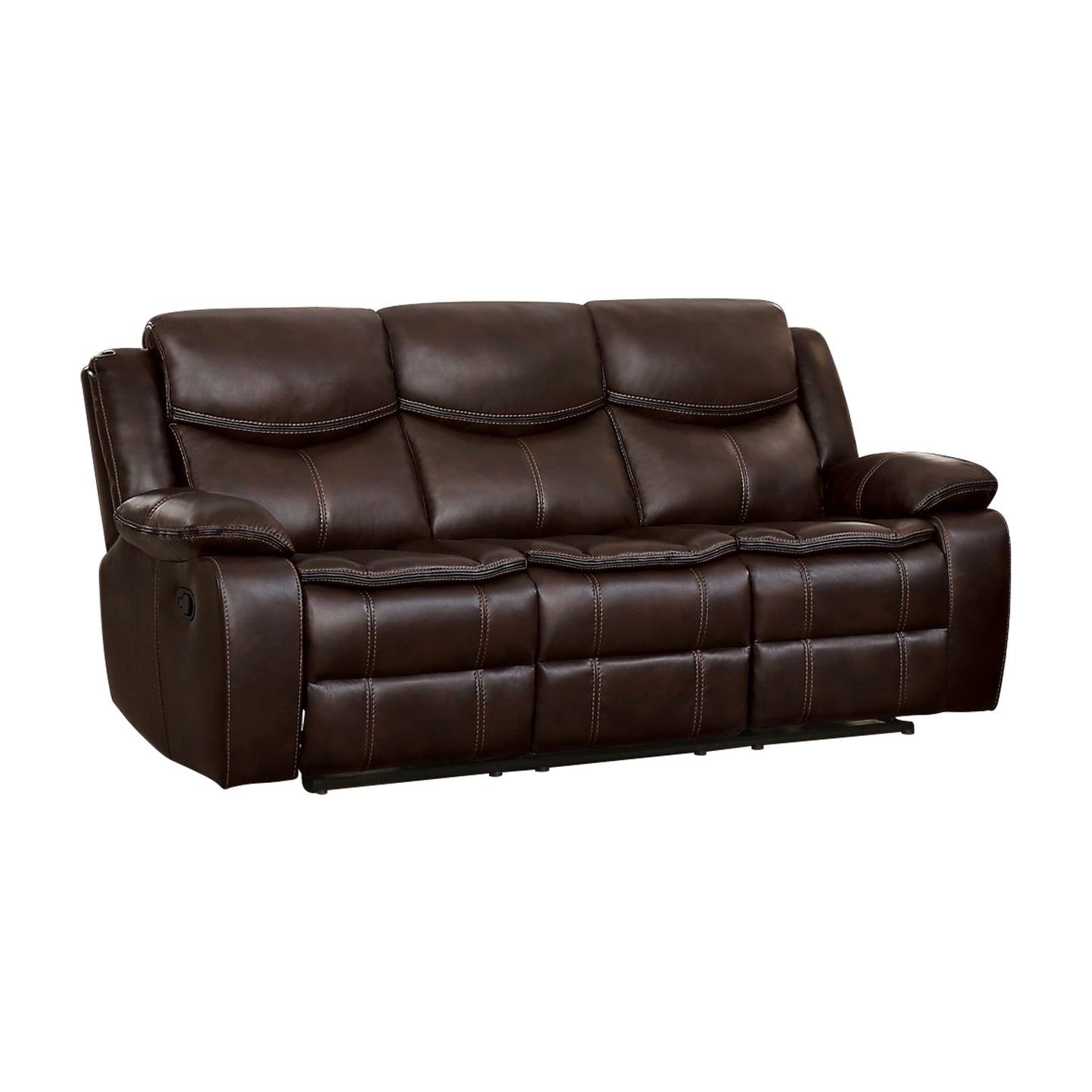 8230BRW-3 - Double Reclining Sofa