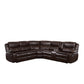 8230BRW*SC - (3)3-Piece Sectional with Right Console