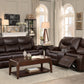 8230BRW-3 - Double Reclining Sofa