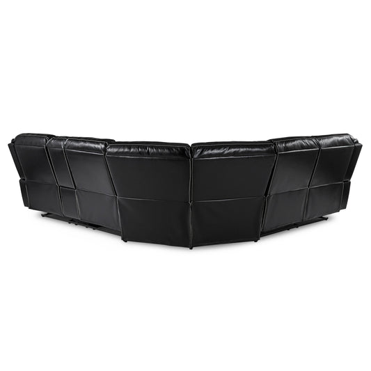 8230BLK*SC - (3)3-Piece Sectional with Right Console