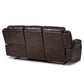 8230BRW-3 - Double Reclining Sofa