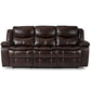 8230BRW-3 - Double Reclining Sofa