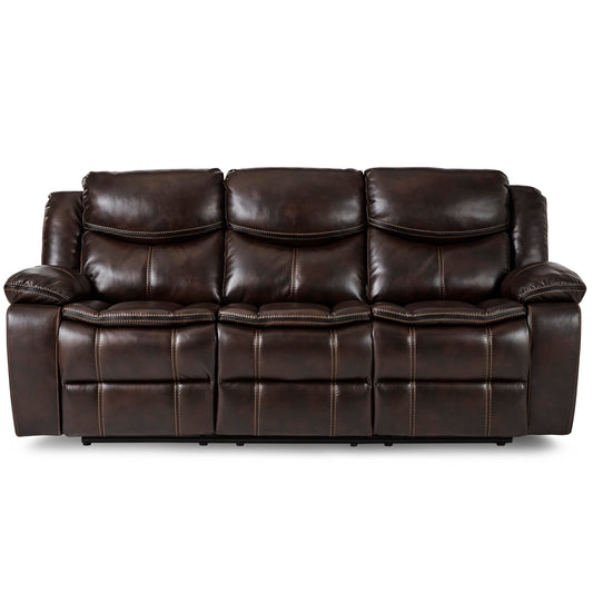 8230BRW-3 - Double Reclining Sofa