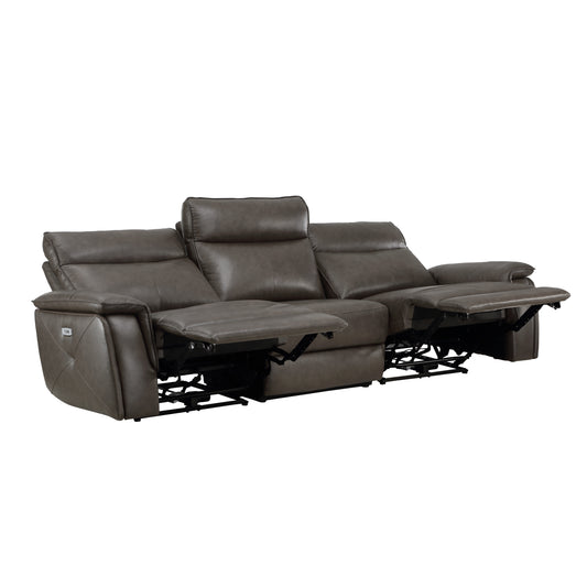 8259RFDB-3PWH* - (3)Power Double Reclining Sofa with Power Headrests