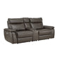 8259RFDB-2CNPWH* - (3)Power Double Reclining Love Seat with Center Console and Power Headrests
