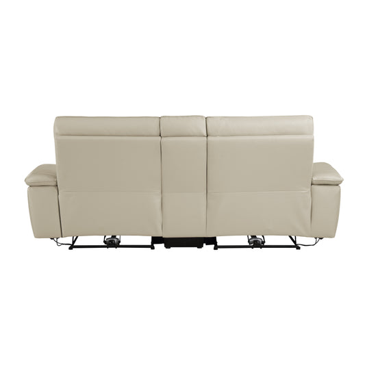 8259RFTP-2CNPWH* - (3)Power Double Reclining Love Seat with Center Console and Power Headrests