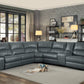 8260GY*6PW - (6)6-Piece Modular Power Reclining Sectional