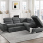 8277NGY-4 - (3/3)Storage Ottoman