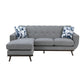 8341GY-3SCRV - Reversible Sofa Chaise