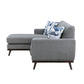 8341GY-3SCRV - Reversible Sofa Chaise