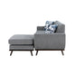 8341GY-3SCRV - Reversible Sofa Chaise