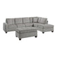 8367TP*3 - (3)3-Piece Reversible Sectional with Ottoman