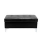 8378BLK*3 - (3)3-Piece Sectional with Right Chaise and Ottoman