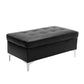 8378BLK*3 - (3)3-Piece Sectional with Right Chaise and Ottoman